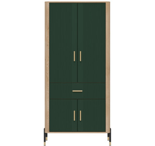 DANTE zelená DT16 šatníková skriňa
