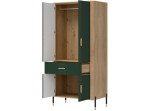 DANTE zelená DT16 šatníková skriňa