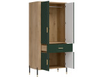 DANTE zelená DT16 šatníková skriňa