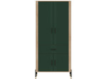 DANTE zelená DT16 šatníková skriňa