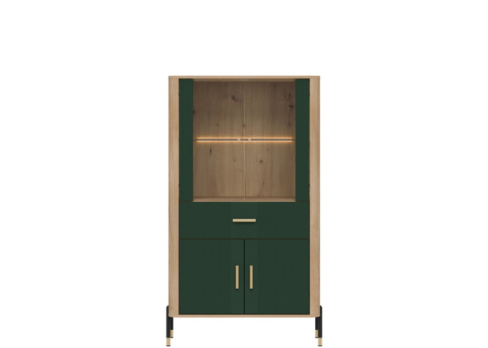 DANTE zelená DT12 vitrína