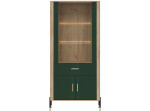 DANTE zelená DT14 vitrína DANTE zelená DT14 vitrína