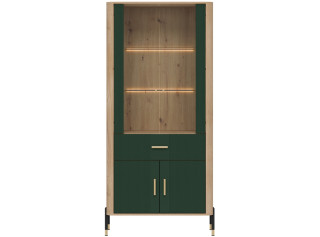 DANTE zelená DT14 vitrína