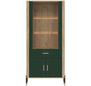 DANTE zelená DT14 vitrína