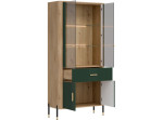 DANTE zelená DT14 vitrína DANTE zelená DT14 vitrína