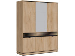 FERRO dub cremona FE09 šatníkovo-policová skriňa