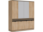 FERRO dub cremona FE11 šatníkovo-policová skriňa