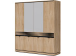 FERRO dub cremona FE11 šatníkovo-policová skriňa