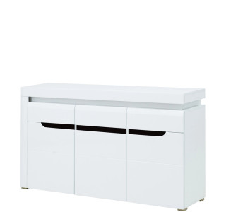 IRMA biela/biely lesk IM04, komoda