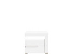 IRMA biela/biely lesk IM18P, nočný stolík