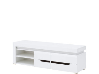 IRMA biela/biely lesk IM02, TV stolík