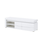 IRMA biela/biely lesk IM02, TV stolík