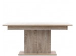 IRMA dub/biely lesk IM13-ST02, rozkladací jedálenský stôl 160-200x90 cm