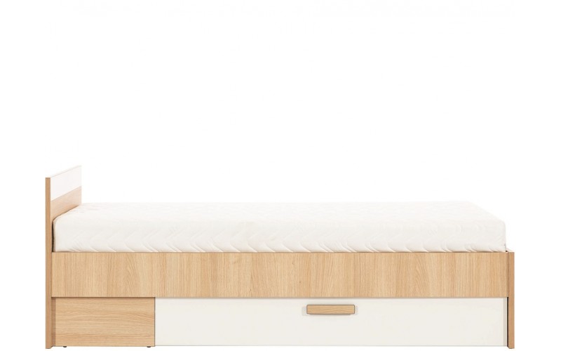 KUBO KB10, jednolôžková posteľ s úložným priestorom 90x200 cm