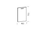 PATI dub cremona PF25 dvierka na umývačku riadu v šírke 45 a výške 72 cm
