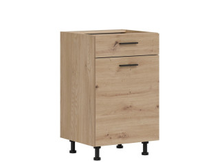 PATI dub artisan PK15/PF16, dolná kuchynská skrinka so zásuvkou 50 cm