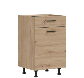 PATI dub artisan PK15/PF16, dolná kuchynská skrinka so zásuvkou 50 cm