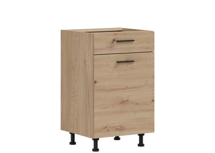 PATI dub artisan PK15/PF16, dolná kuchynská skrinka so zásuvkou 50 cm