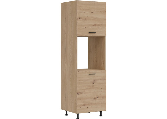 PATI dub artisan PK24/PF23 vysoká skrinka na vstavanú rúru v šírke 60 cm