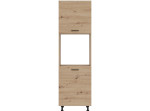 PATI dub artisan PK24/PF23 vysoká skrinka na vstavanú rúru v šírke 60 cm