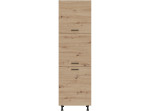 PATI dub artisan PK24/PF23/PF24 vysoká potravinová skriňa 60 cm