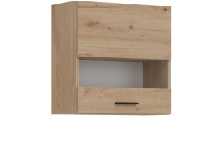 PATI dub cremona PK05/PF34 horná kuchynská skrinka so sklom 60 cm