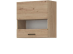 PATI dub cremona PK05/PF34 horná kuchynská skrinka so sklom 60 cm