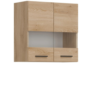 PATI dub cremona PK05/PF06 horná kuchynská skrinka so sklom 60 cm