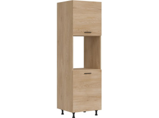 PATI dub cremona PK24/PF23 vysoká skrinka na vstavanú rúru v šírke 60 cm