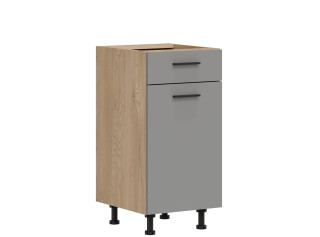 PATI svetlý grafit PK13/PF14, dolná kuchynská skrinka so zásuvkou 40 cm