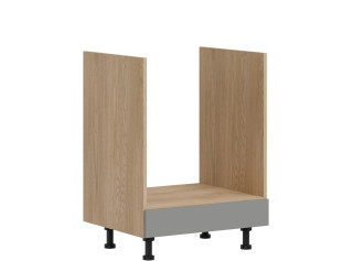 PATI svetlý grafit PK19/PF19, dolná kuchynská skrinka na vstavanú rúru 60 cm