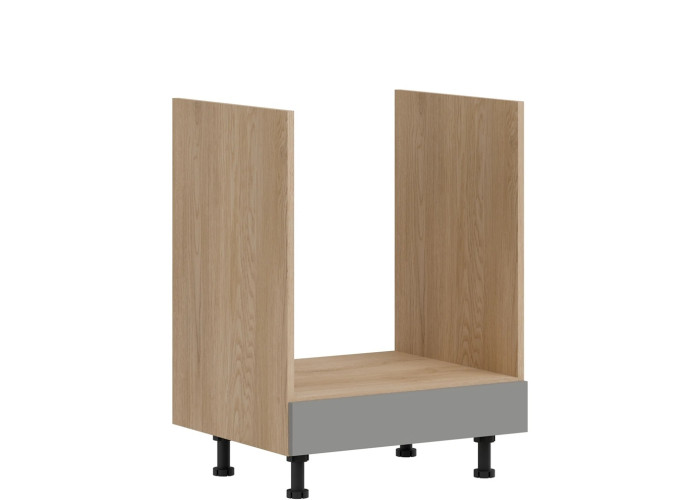 PATI svetlý grafit PK19/PF19, dolná kuchynská skrinka na vstavanú rúru 60 cm