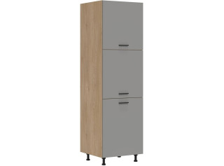 PATI svetlý grafit PK24/PF23/PF24 vysoká potravinová skriňa 60 cm