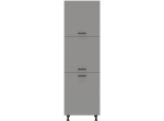 PATI svetlý grafit PK24/PF23/PF24 vysoká potravinová skriňa 60 cm