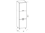 PATI dub cremona PK24/PF23/PF24 vysoká potravinová skriňa 60 cm