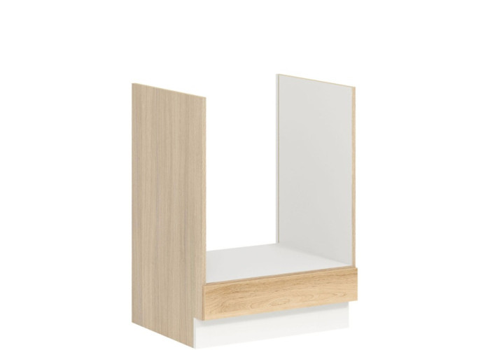 MODENA buk/biely lesk MD17/D60P, dolná skrinka na vstavanú rúru v šírke 60 cm MODENA buk/biely lesk MD17/D60P, dolná skrinka na vstavanú rúru v šírke 60 cm