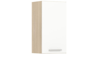 MODENA biely lesk/grafit matný MD03/G40, horná skrinka v šírke 40 cm