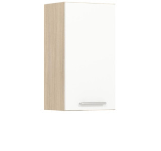 MODENA biely lesk/grafit matný MD03/G40, horná skrinka v šírke 40 cm