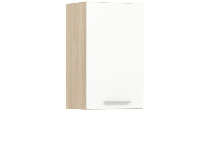 MODENA biely lesk/grafit matný MD04/G45, horná skrinka v šírke 45 cm