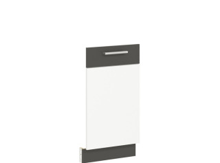 MODENA biely lesk/grafit matný MD23, dvierka na umývačku riadu v šírke 45cm