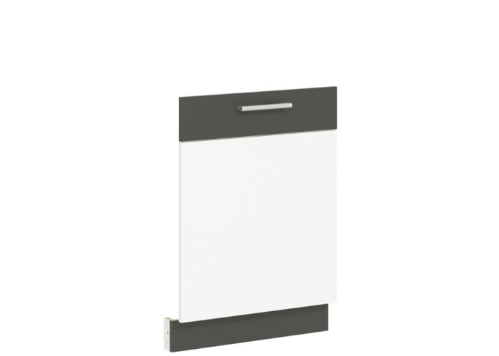 MODENA biely lesk/grafit matný MD24, dvierka na umývačku riadu v šírke 60 cm