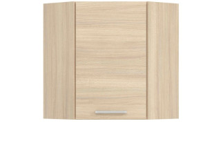 MODENA rijeka svetlá MD10/G60NW, horná rohová skrinka v šírke 60x60 cm