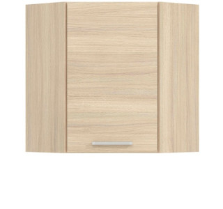 MODENA rijeka svetlá MD10/G60NW, horná rohová skrinka v šírke 60x60 cm