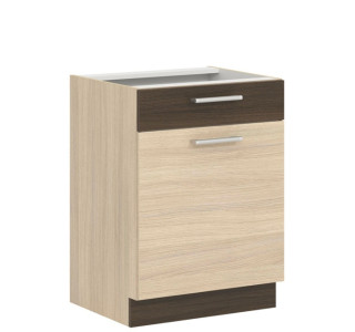 MODENA rijeka svetlá MD16/D60S1, dolná skrinka so zásuvkou v šírke 60 cm