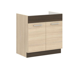 MODENA rijeka svetlá MD19/D80Z, dolná drezová skrinka v šírke 80 cm