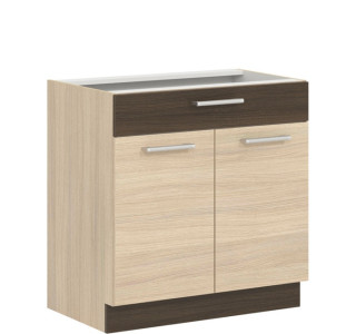 MODENA rijeka svetlá MD20/D80S1, dolná skrinka so zásuvkou v šírke 80 cm