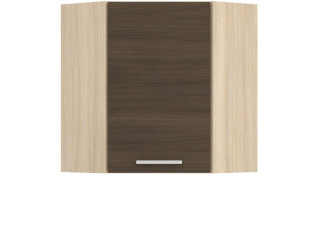 MODENA rijeka tmavá MD10/G60NW, horná rohová skrinka v šírke 60x60 cm