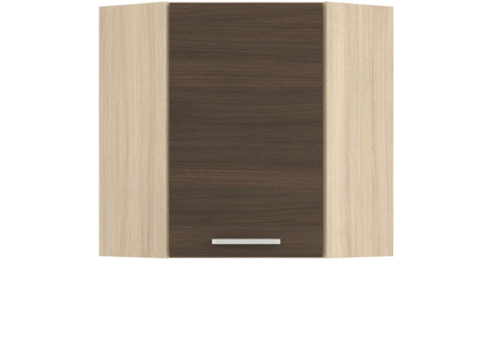 MODENA rijeka tmavá MD10/G60NW, horná rohová skrinka v šírke 60x60 cm MODENA rijeka tmavá MD10/G60NW, horná rohová skrinka v šírke 60x60 cm