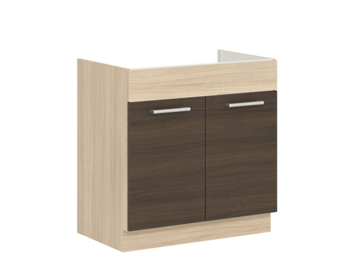 MODENA rijeka tmavá MD19/D80Z, dolná drezová skrinka v šírke 80 cm