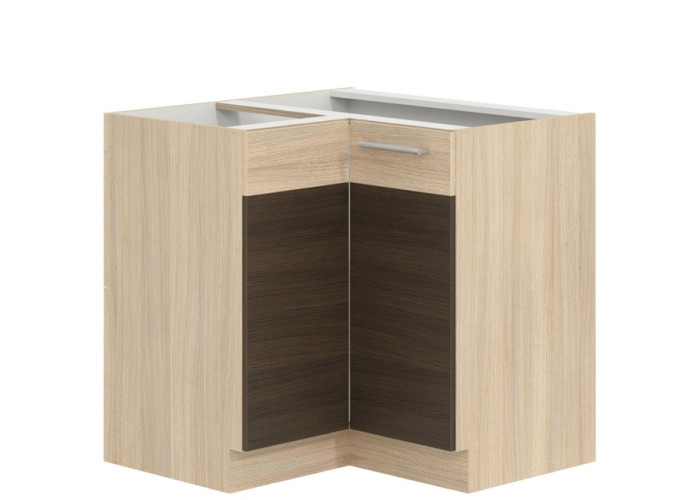 MODENA rijeka tmavá MD21/D90NW, dolná rohová skrinka v šírke 90x90 cm MODENA rijeka tmavá MD21/D90NW, dolná rohová skrinka v šírke 90x90 cm